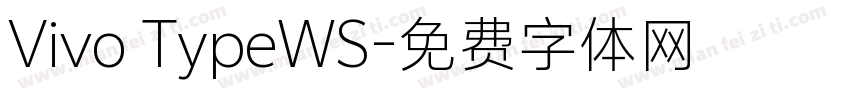 Vivo TypeWS字体转换